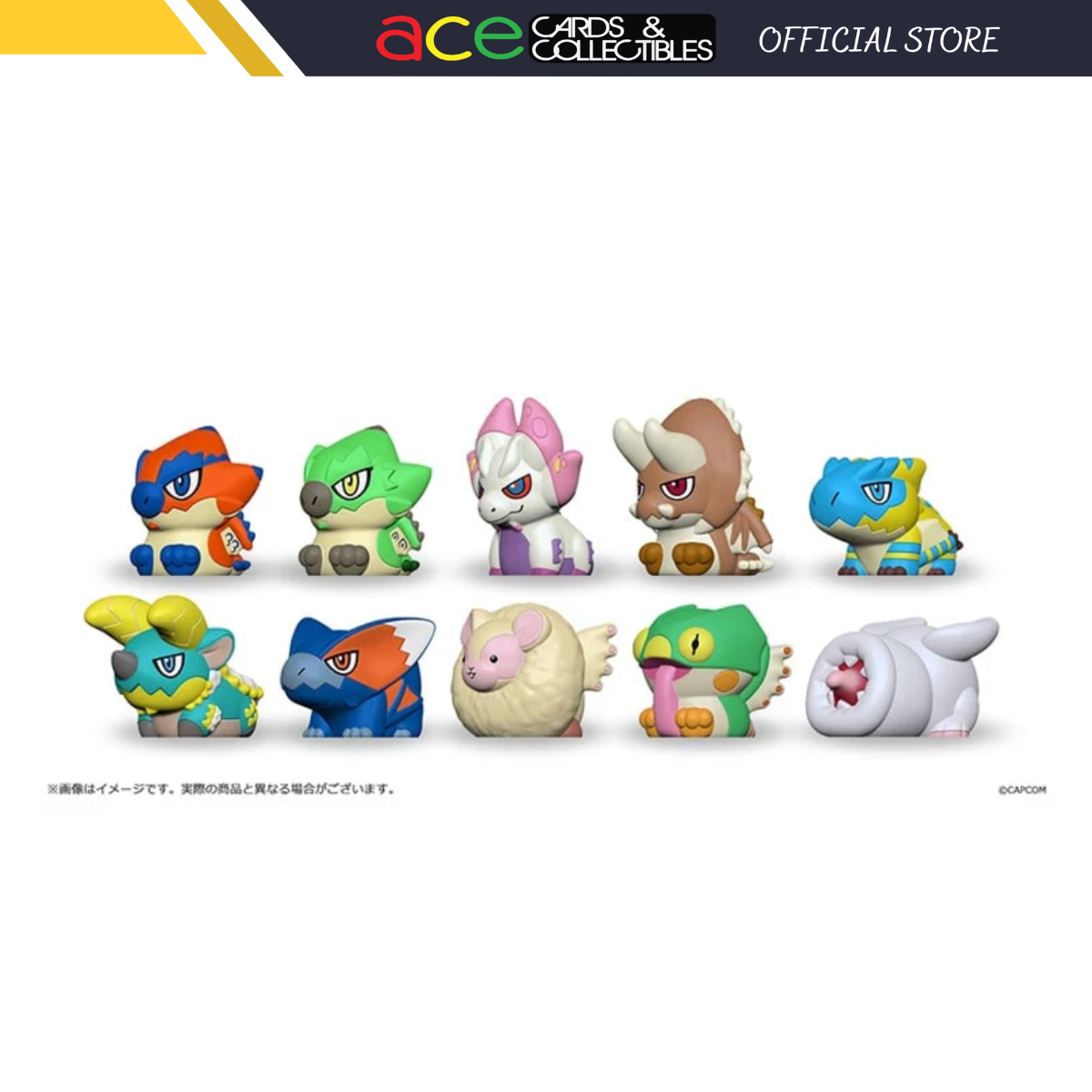 CAPCOM Monster Hunter Figure Builder Finger Puppet Vol.1-Display Box (10pcs)-Capcom-Ace Cards &amp; Collectibles
