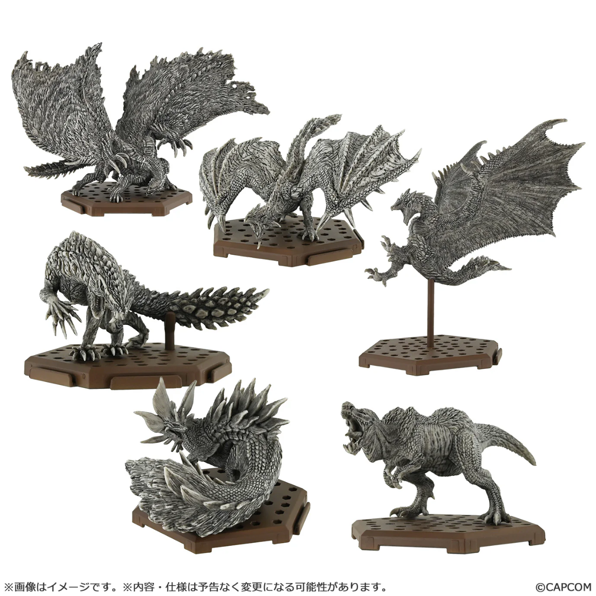CAPCOM Monster Hunter Figure Builder Standard Model Plus Vol.1 (Stone Ver.)-Single Box (Random)-Capcom-Ace Cards & Collectibles