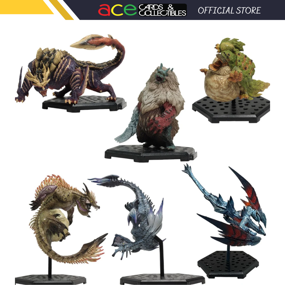 Monster Hunter Capcom Figure Builder Standard Model Plus the Best [Reprint] "Vol.19 & 20 & 21" (Set of 6)-Single Box (Random)-Capcom-Ace Cards & Collectibles