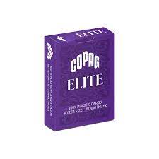 Copag Elite 100% Plastic Playing Cards - Poker Size Jumbo Index Single Deck (12 Pack)-Purple-Cartamundi-Ace Cards &amp; Collectibles