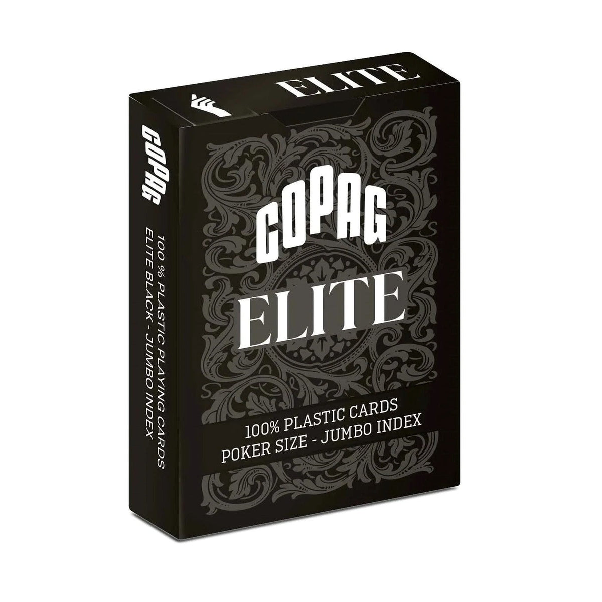 Copag Elite 100% Plastic Playing Cards - Poker Size Jumbo Index Single Deck-Green-Cartamundi-Ace Cards & Collectibles