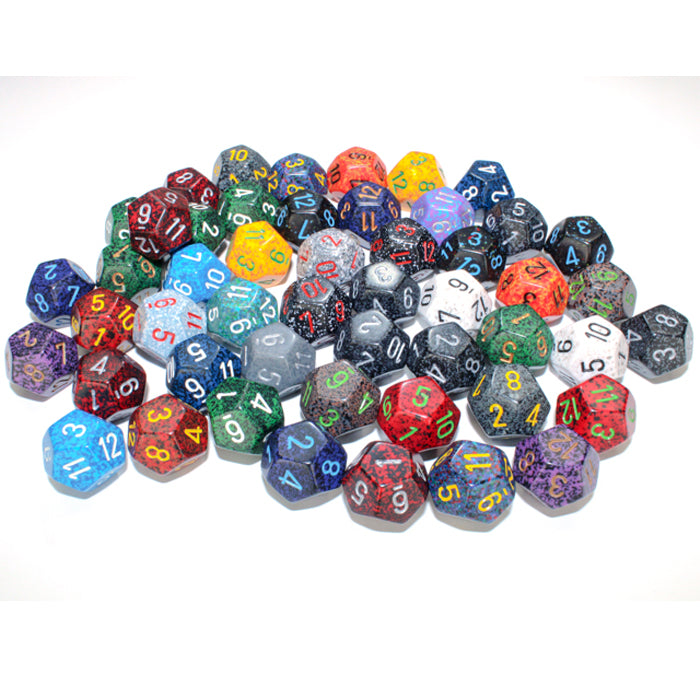 Assorted Random Chessex Signature D4, D6, D8, D10, D12, D20 Dice (1 Piece)-D12-Chessex-Ace Cards &amp; Collectibles