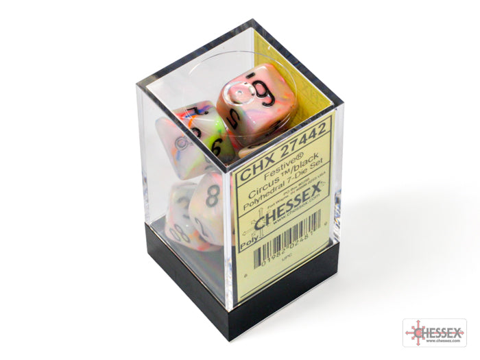 Chessex Classic Polyhedral 7-Dice Set (275AA)-26423-Chessex-Ace Cards & Collectibles