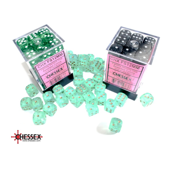Chessex Dice Factory Second 12mm D6 Random Assorted Colors-Chessex-Ace Cards & Collectibles