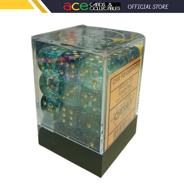 Chessex Dice Factory Second 12mm D6 Set Off-Color Assorted Colors-Chessex-Ace Cards & Collectibles