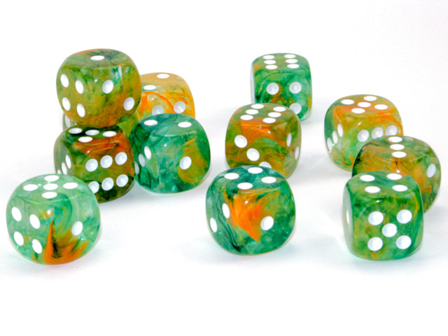 Chessex Dice Nebula Polyhedral 16mm D6 Dice Set-Wisteria/white Luminary-Chessex-Ace Cards &amp; Collectibles