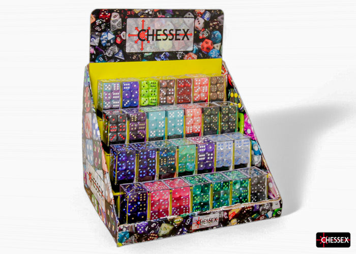 Chessex Dice Signature 16mm Dice Blocks (276AA)-Teal/white-Chessex-Ace Cards & Collectibles