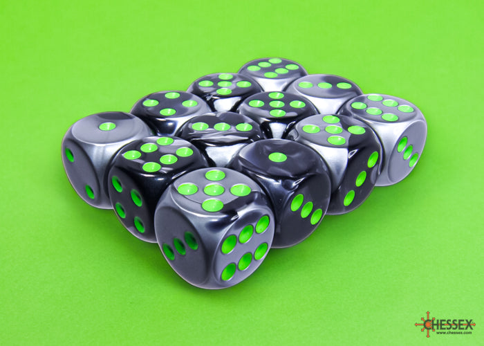 Chessex Gemini 16mm D6 Dice Blocks (266AA)-26622-Chessex-Ace Cards &amp; Collectibles