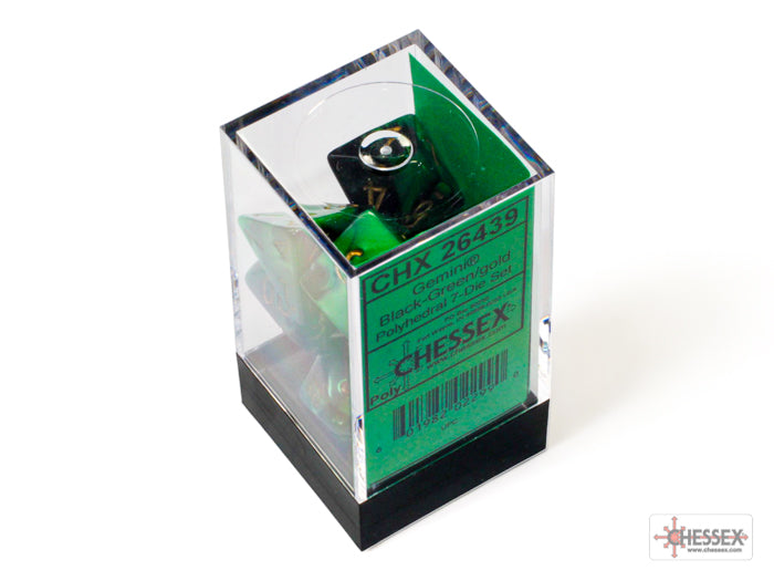 Chessex Gemini Polyhedral 7-Dice Sets (264AA)-26422-Chessex-Ace Cards & Collectibles