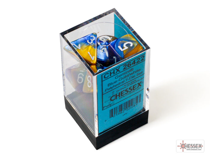 Chessex Gemini Polyhedral 7-Dice Sets (264AA)-26422-Chessex-Ace Cards & Collectibles