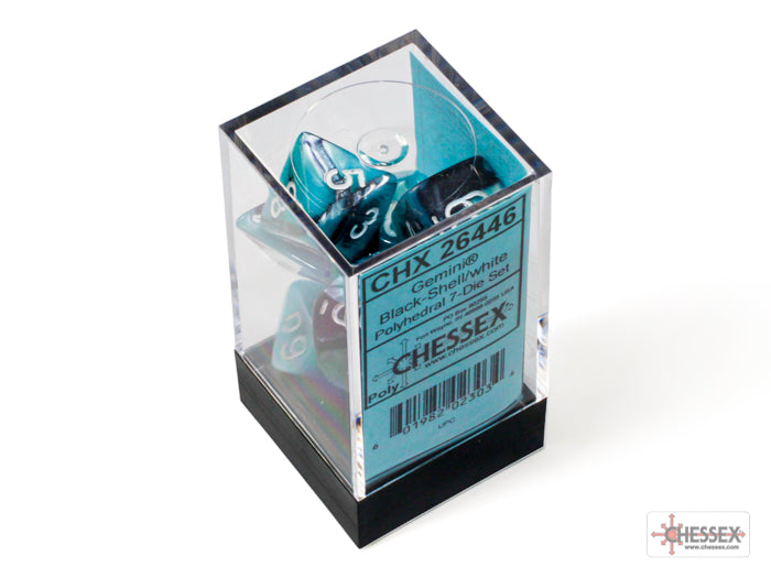 Chessex Gemini Polyhedral 7-Dice Sets (264AA)-26422-Chessex-Ace Cards & Collectibles