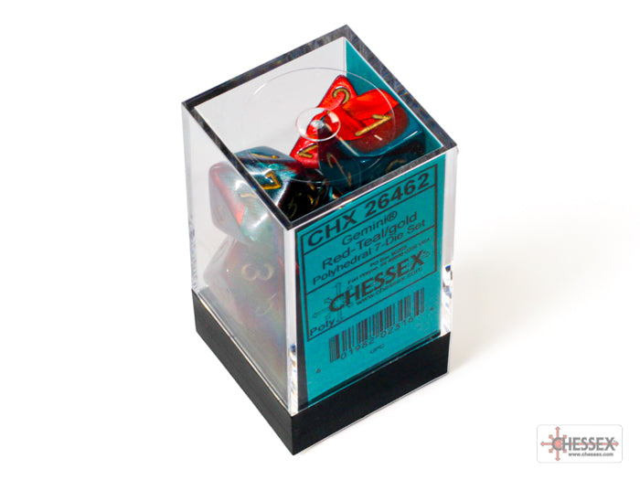 Chessex Gemini Polyhedral 7-Dice Sets (264AA)-26422-Chessex-Ace Cards & Collectibles