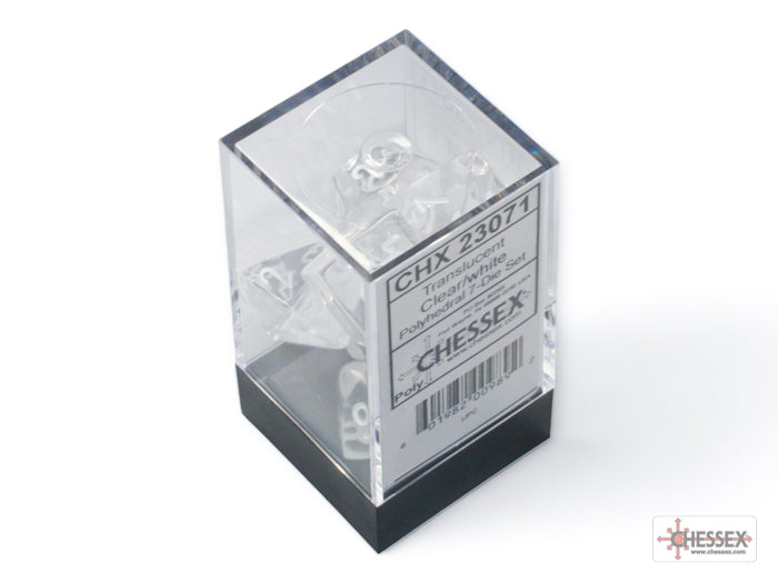 Chessex Translucent Polyhedral Dice Sets (231AA)-23071-Chessex-Ace Cards & Collectibles