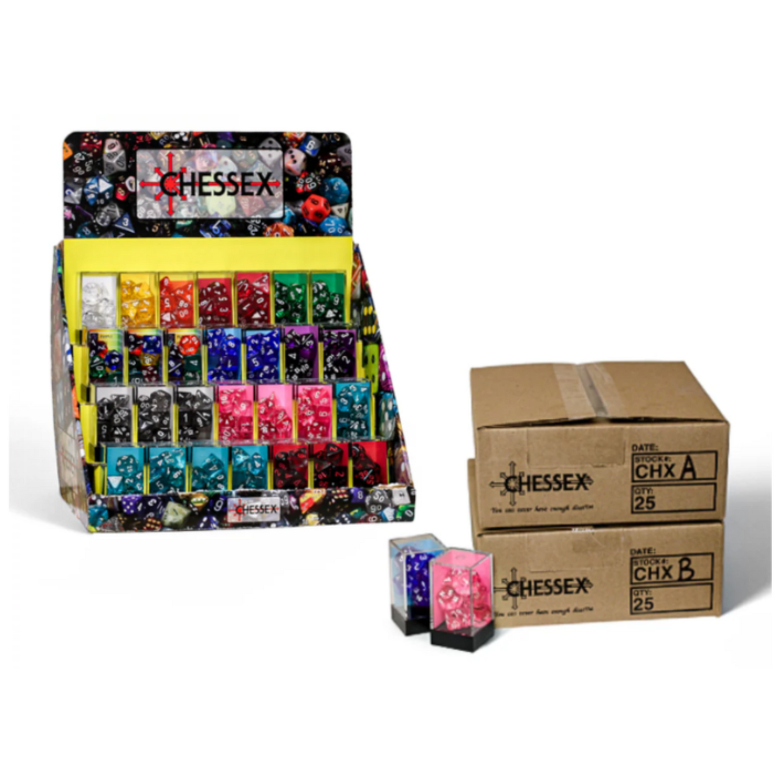 Chessex Translucent Polyhedral Dice Sets (231AA)-23071-Chessex-Ace Cards & Collectibles