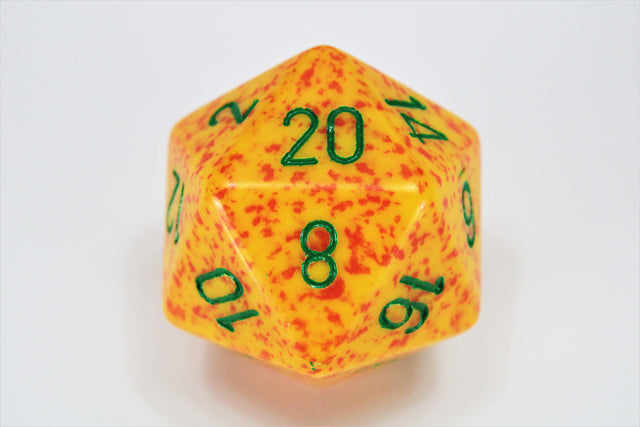 Random Color Chessex Dice Speckled 34mm d20s Dice (1 Piece)-Chessex-Ace Cards &amp; Collectibles