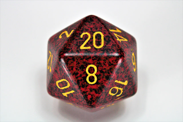 Random Color Chessex Dice Speckled 34mm d20s Dice (1 Piece)-Chessex-Ace Cards &amp; Collectibles