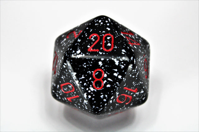 Random Color Chessex Dice Speckled 34mm d20s Dice (1 Piece)-Chessex-Ace Cards &amp; Collectibles