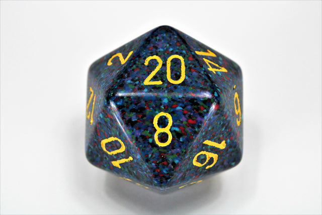 Random Color Chessex Dice Speckled 34mm d20s Dice (1 Piece)-Chessex-Ace Cards &amp; Collectibles