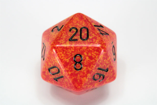 Random Color Chessex Dice Speckled 34mm d20s Dice (1 Piece)-Chessex-Ace Cards &amp; Collectibles