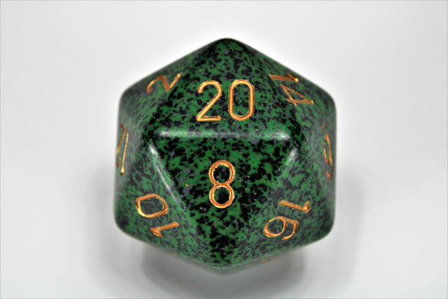 Random Color Chessex Dice Speckled 34mm d20s Dice (1 Piece)-Chessex-Ace Cards &amp; Collectibles