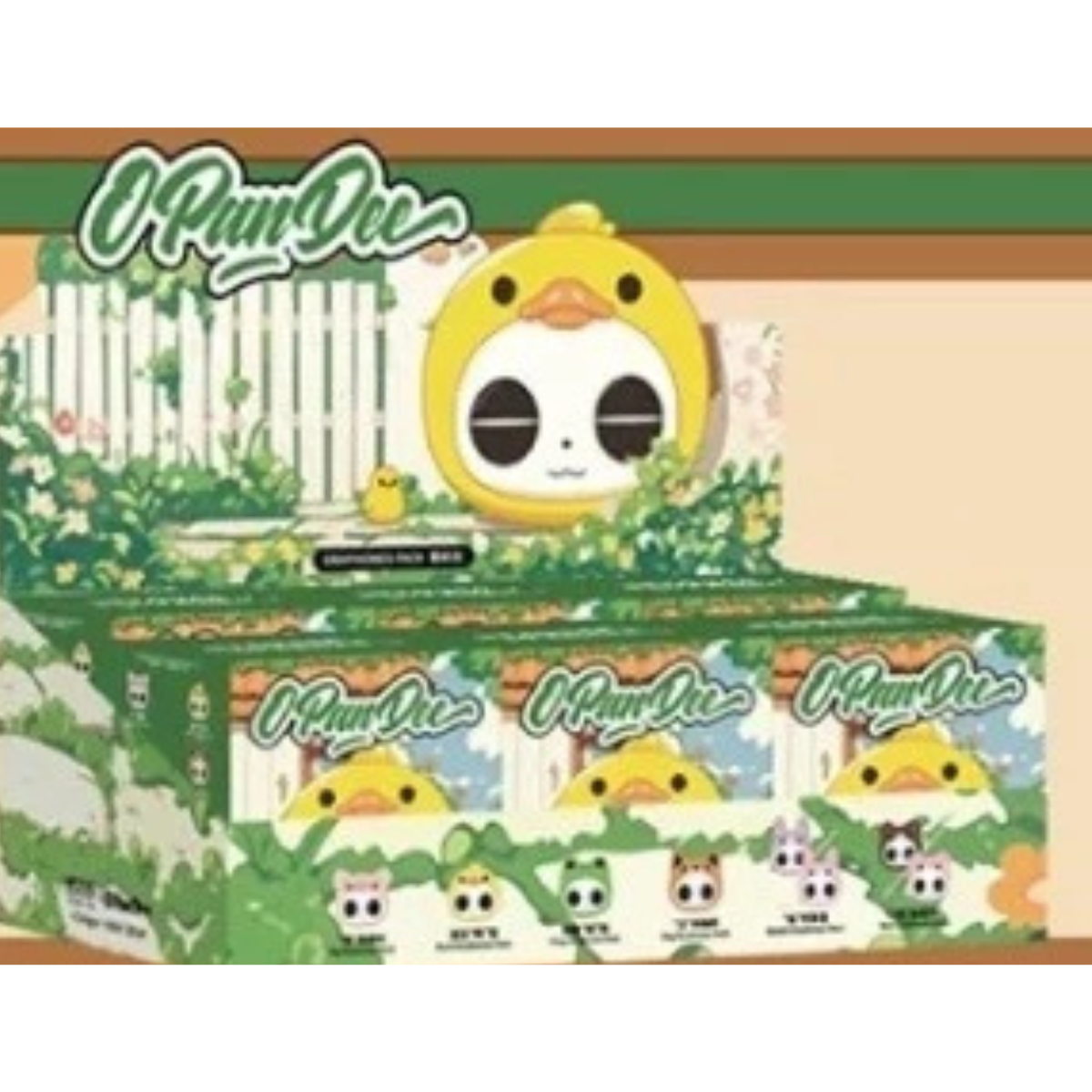 China Moe Town x OPanDee Animal Earphone Pack Series-Display Box (6pcs)-China Moe Town x OPanDee-Ace Cards & Collectibles