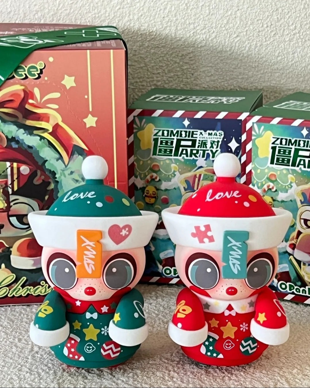 China Moe Town x OPanDee Zombie Party Christmas Series-Single Box (Random)-China Moe Town x OPanDee-Ace Cards & Collectibles