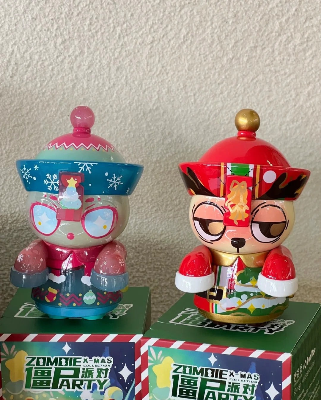 China Moe Town x OPanDee Zombie Party Christmas Series-Single Box (Random)-China Moe Town x OPanDee-Ace Cards & Collectibles