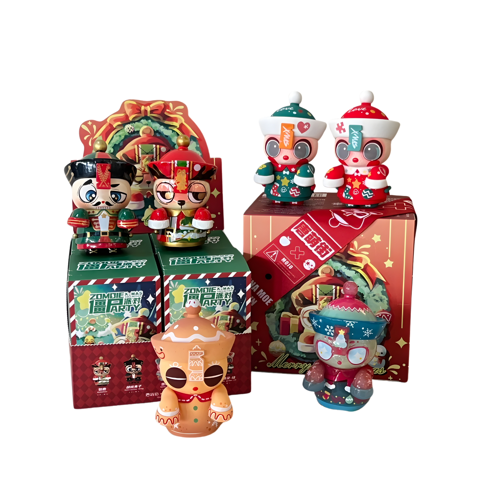 China Moe Town x OPanDee Zombie Party Christmas Series-Single Box (Random)-China Moe Town x OPanDee-Ace Cards & Collectibles