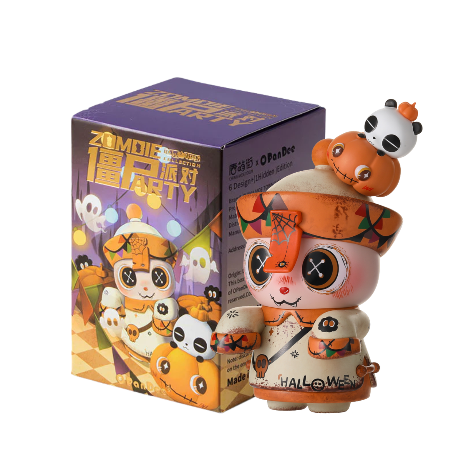China Moe Town x OPanDee Zombie Party Halloween Series-Single Box (Random)-China Moe Town x OPanDee-Ace Cards & Collectibles