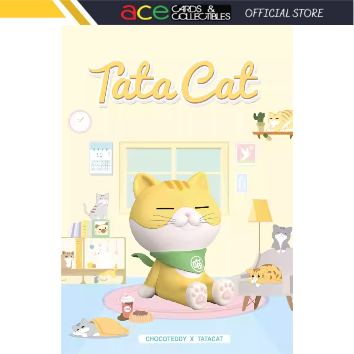 Tata Cat Phone Holder Series-Single Box (Random)-Choco Teddy-Ace Cards & Collectibles