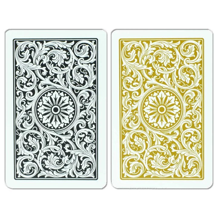 Copag 1546 Plastic Playing Cards - Bridge Size Regular Index Double Deck Set-Green / Burgundy-Copag-Ace Cards &amp; Collectibles