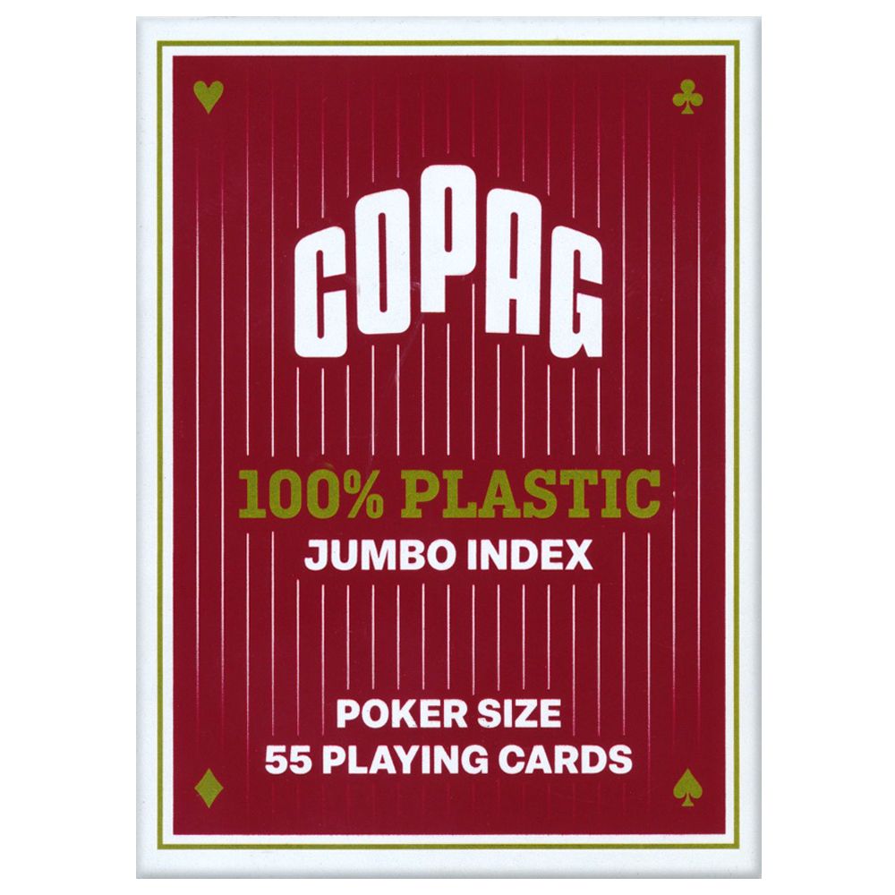Copag Brick of Playing Cards 2 Jumbo Index-Red-Copag-Ace Cards &amp; Collectibles