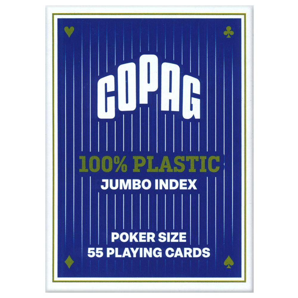 Copag Brick of Playing Cards Jumbo Index (1 Deck)-Blue-Copag-Ace Cards & Collectibles