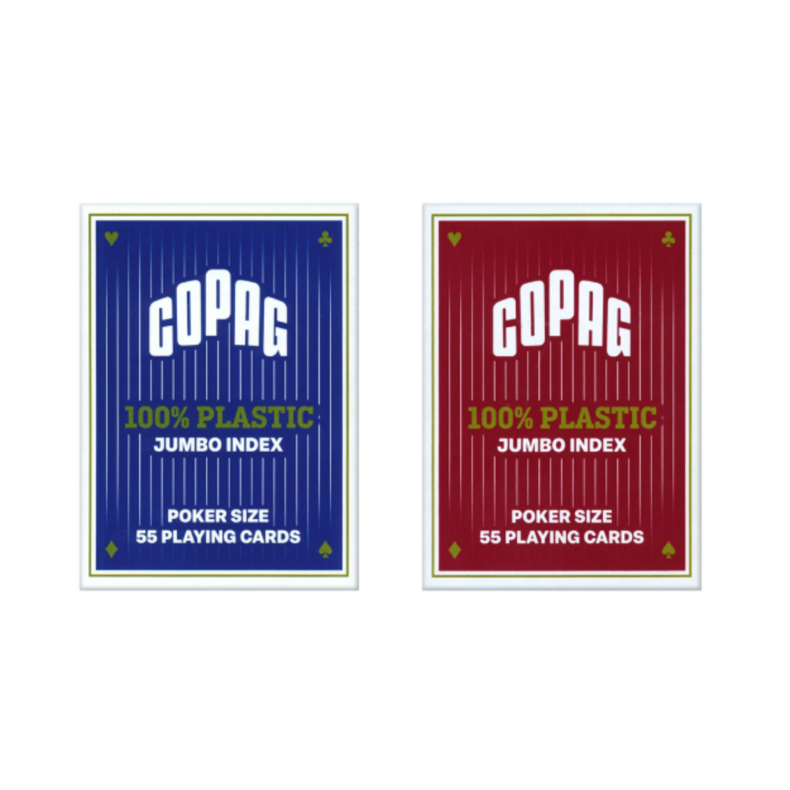 Copag Brick of Playing Cards Jumbo Index (1 Deck)-Blue-Copag-Ace Cards & Collectibles