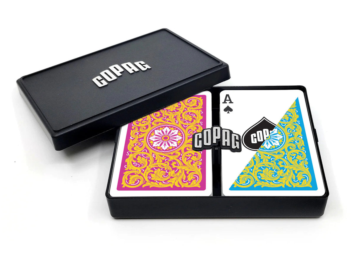 Copag Neoteric Bridge Size Regular Index Double Deck Set-Green/Red-Copag-Ace Cards & Collectibles