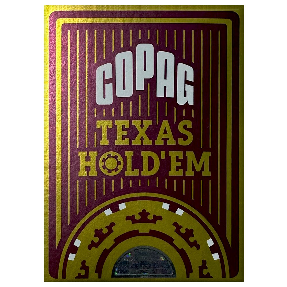 Copag Texas Hold'Em Plastic Playing Cards-Black-Copag-Ace Cards & Collectibles