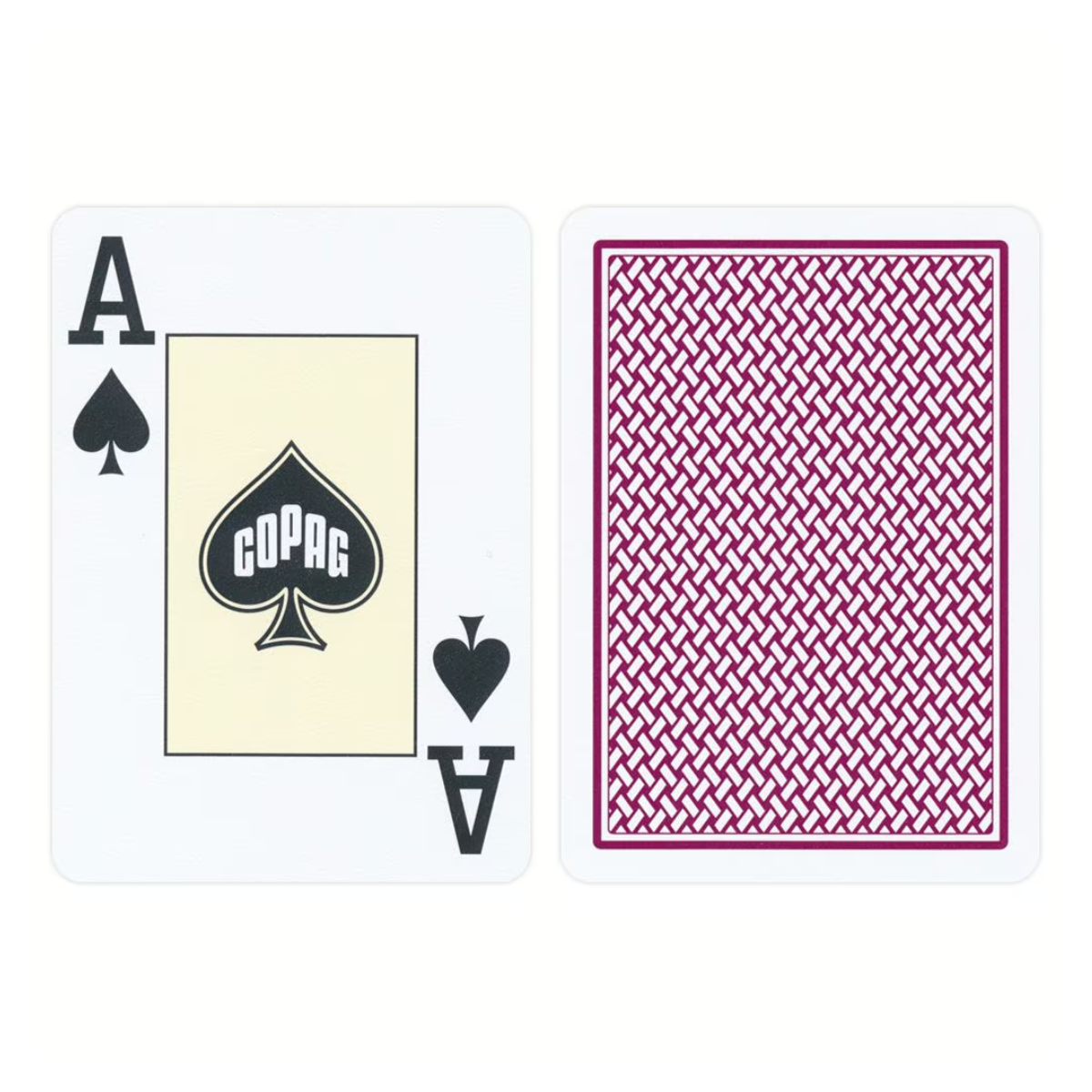 Copag Texas Hold'Em Plastic Playing Cards-Black-Copag-Ace Cards & Collectibles