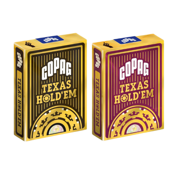 Copag Texas Hold'Em Plastic Playing Cards-Black-Copag-Ace Cards & Collectibles