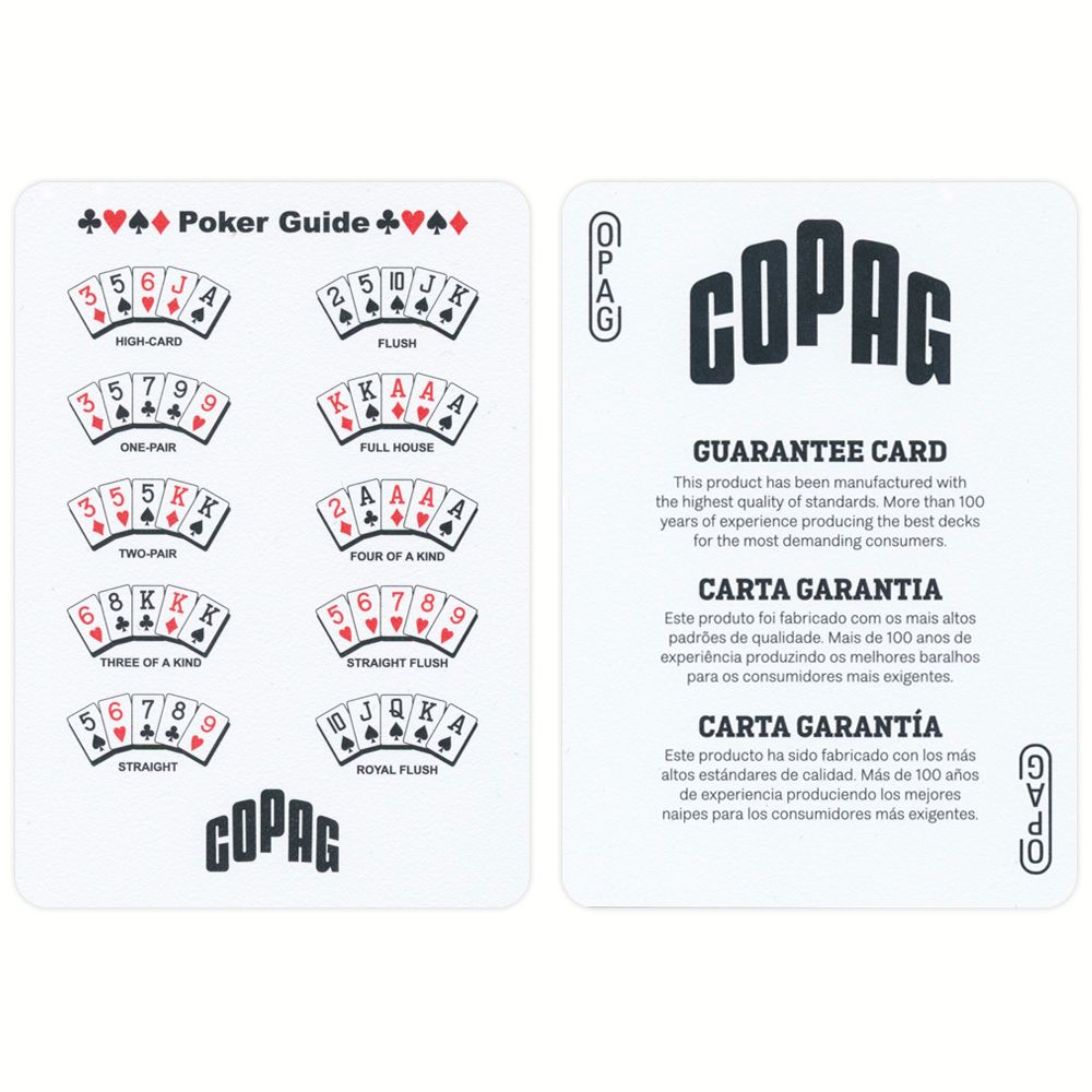 Copag Texas Hold&#39;Em Plastic Playing Cards-Blue-Copag-Ace Cards &amp; Collectibles