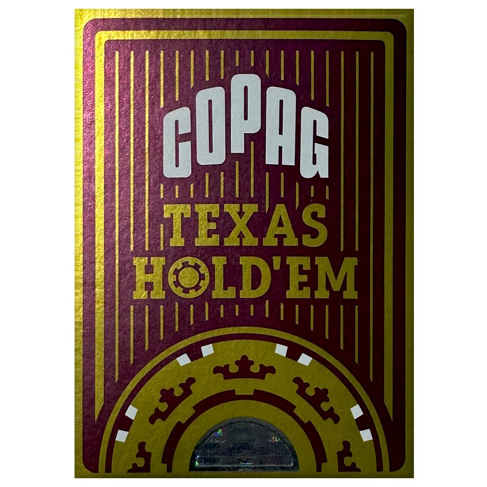 Copag Texas Hold&#39;Em Plastic Playing Cards-Red-Copag-Ace Cards &amp; Collectibles