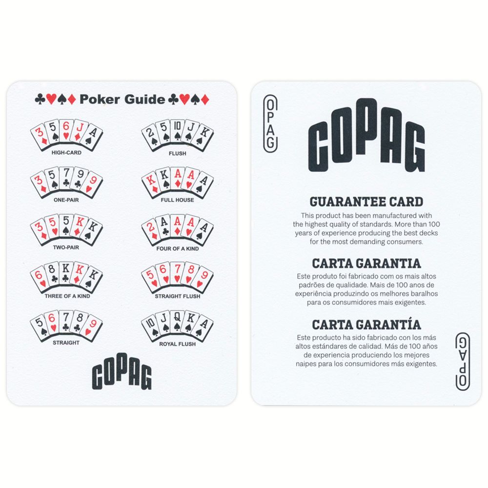 Copag WSOP Texas Hold'Em Plastic Playing Cards-Black-Copag-Ace Cards & Collectibles