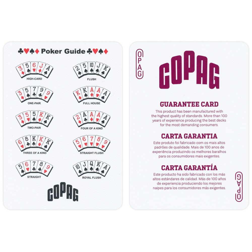 Copag WSOP Texas Hold'Em Plastic Playing Cards-Black-Copag-Ace Cards & Collectibles