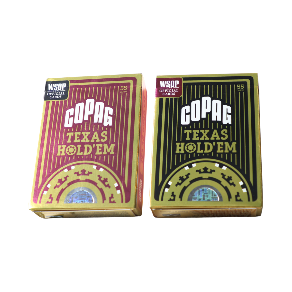 Copag WSOP Texas Hold'Em Plastic Playing Cards-Black-Copag-Ace Cards & Collectibles