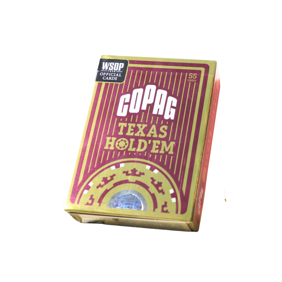 Copag WSOP Texas Hold'Em Plastic Playing Cards-Red-Copag-Ace Cards & Collectibles