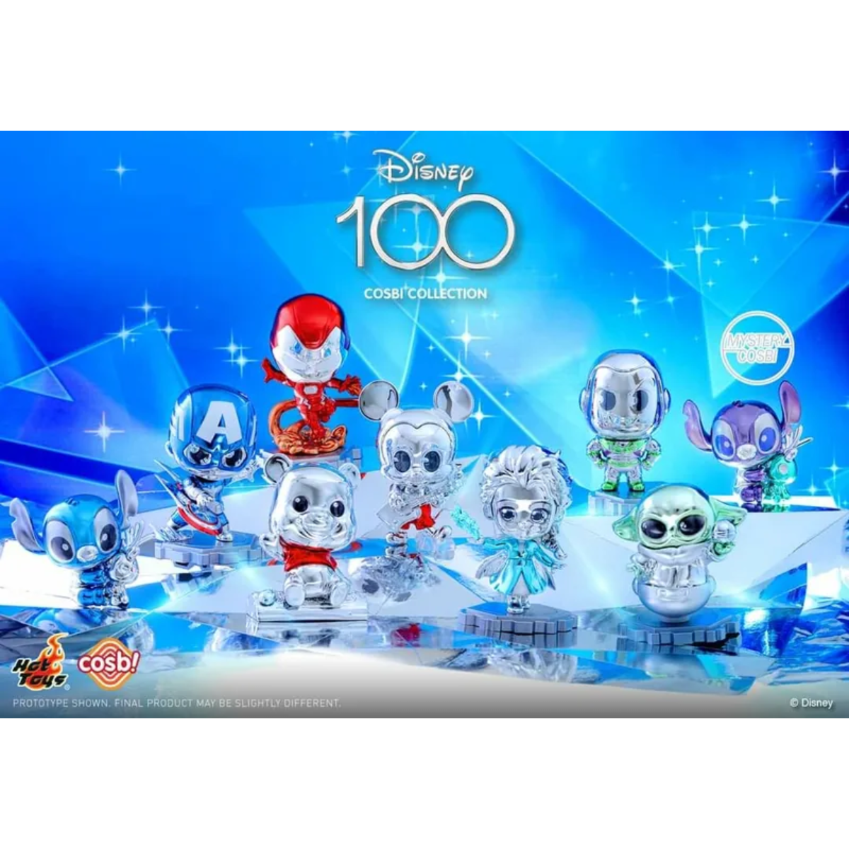 Disney 100 Platinum Color Cosbi Collection-Display Box (8pcs)-Cosbi-Ace Cards & Collectibles