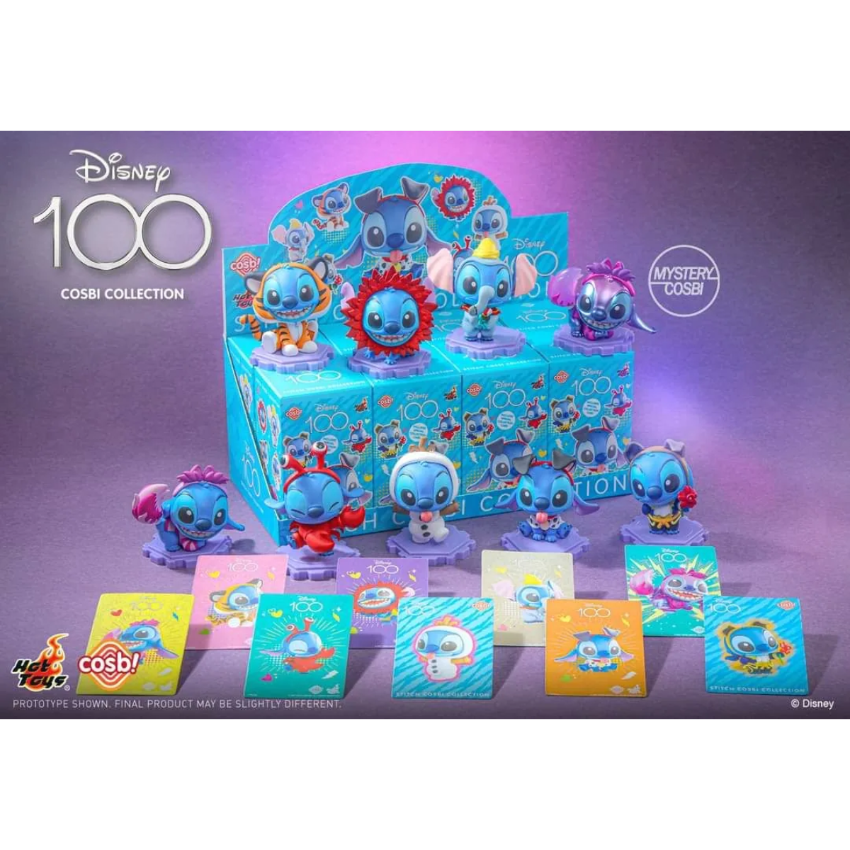 Disney 100 Stitch in Costume Cosbi Collection-Display Box (8pcs)-Cosbi-Ace Cards &amp; Collectibles