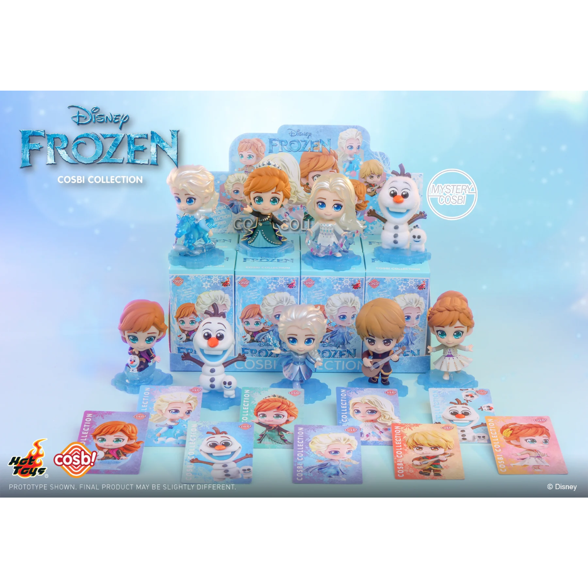 Disney Frozen Cosbi Bobble-Head Collection-Display Box (8pcs)-Cosbi-Ace Cards &amp; Collectibles