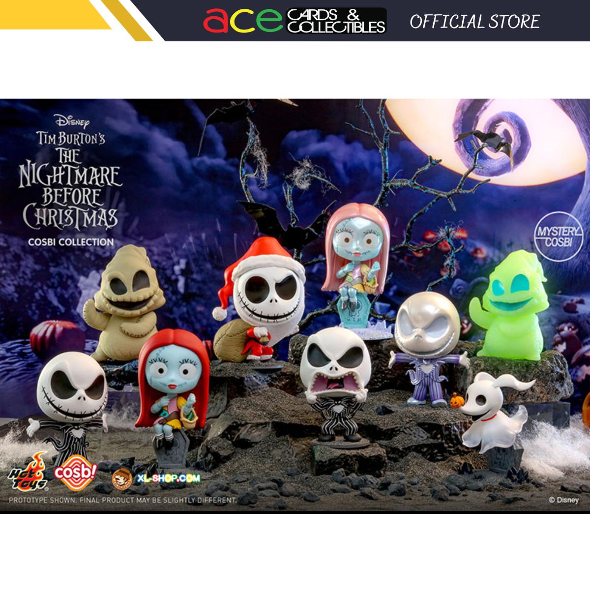 Disney The Nightmare Before Christmas Cosbi Bobble-Head Collection-Single Box (Random)-Cosbi-Ace Cards & Collectibles