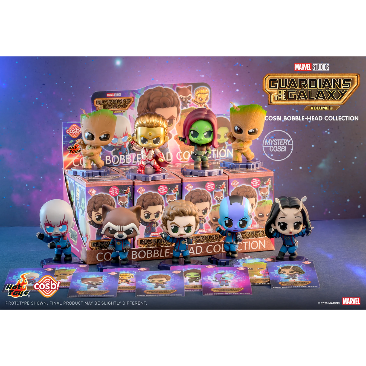 Guardians Of The Galaxy Cosbi Bobble-Head Collection Vol.3-Display Box (8pcs)-Cosbi-Ace Cards &amp; Collectibles