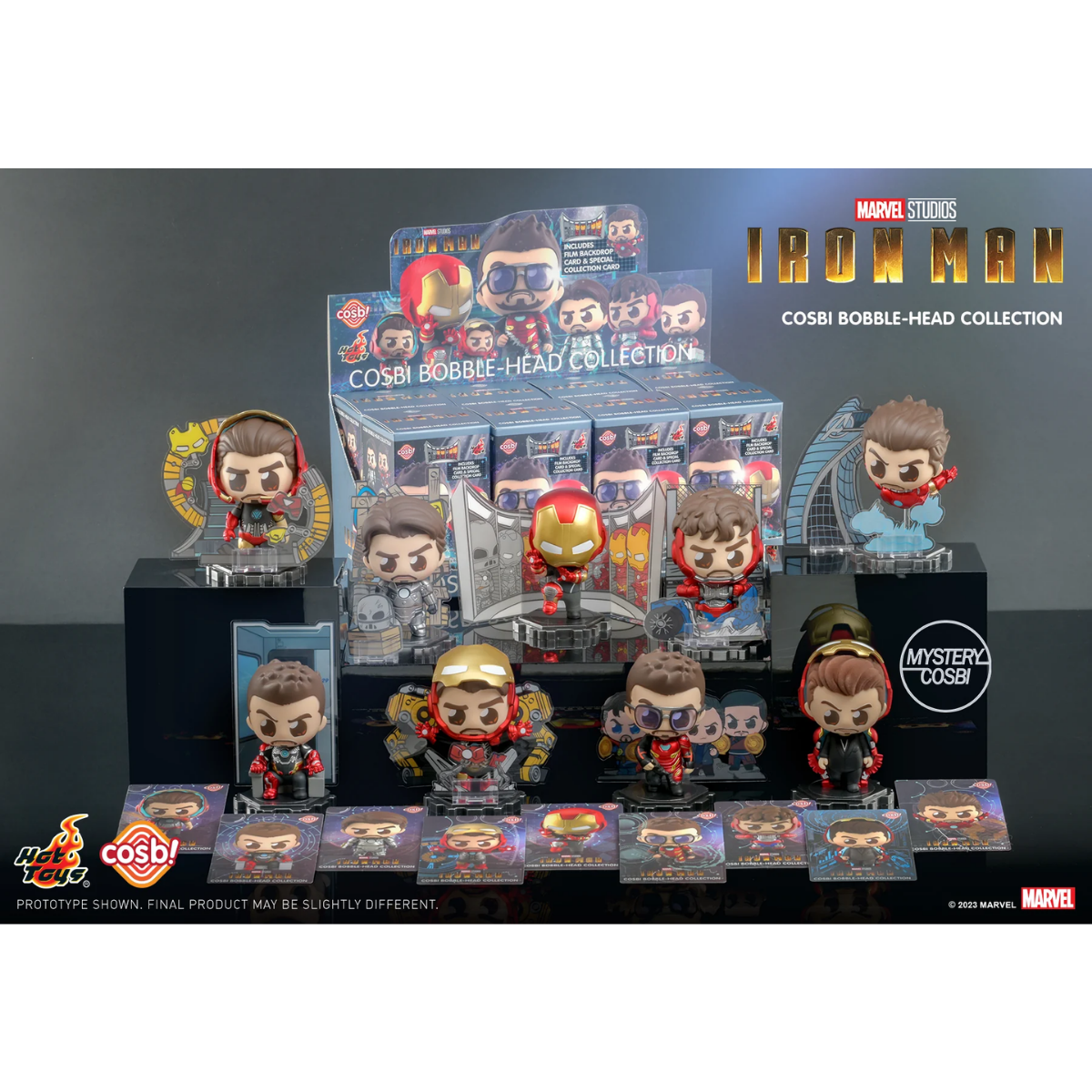 Marvel Iron Man Cosbi Bobble-Head Collection-Single Box (Random)-Cosbi-Ace Cards & Collectibles